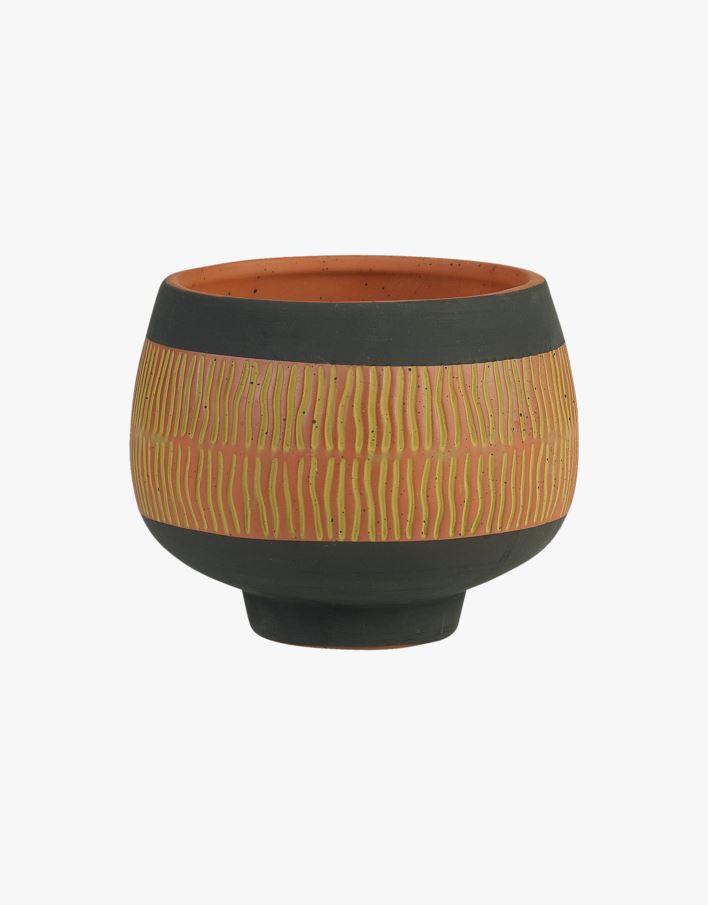 Blomkruka multi/brun - 13x13x10,5 cm multi/brun - 1