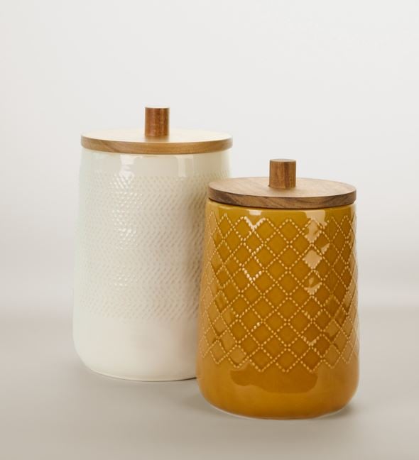 Förvaringsburk gul - 4