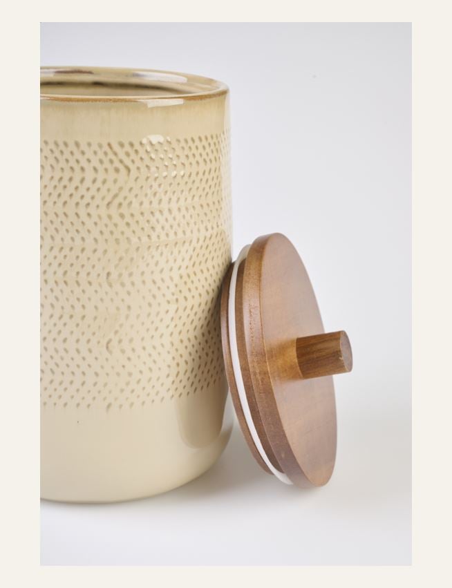 Förvaringsburk beige - 2