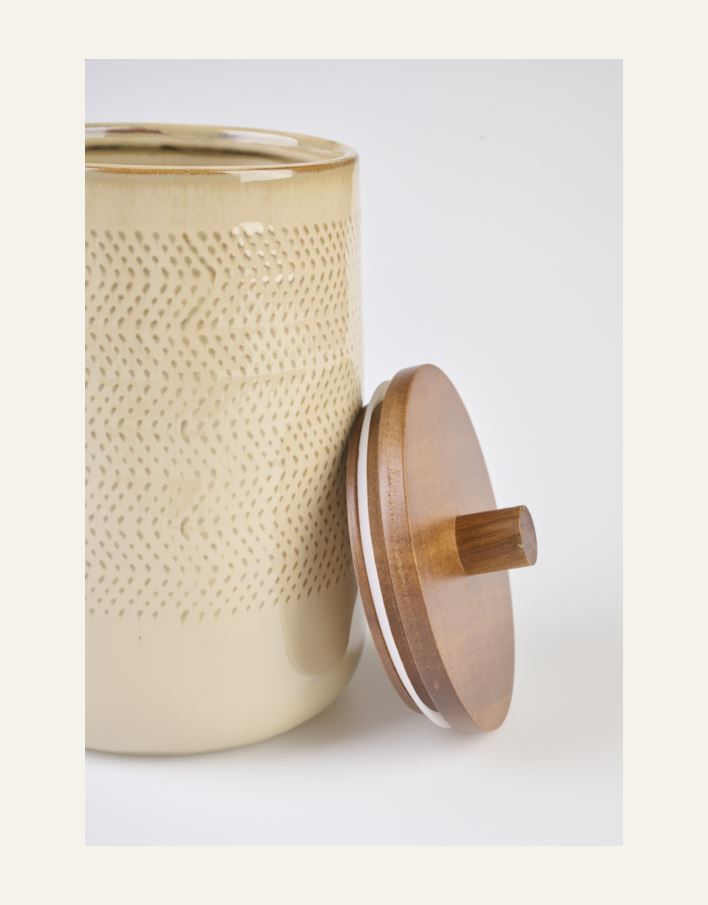 Förvaringsburk beige - 2