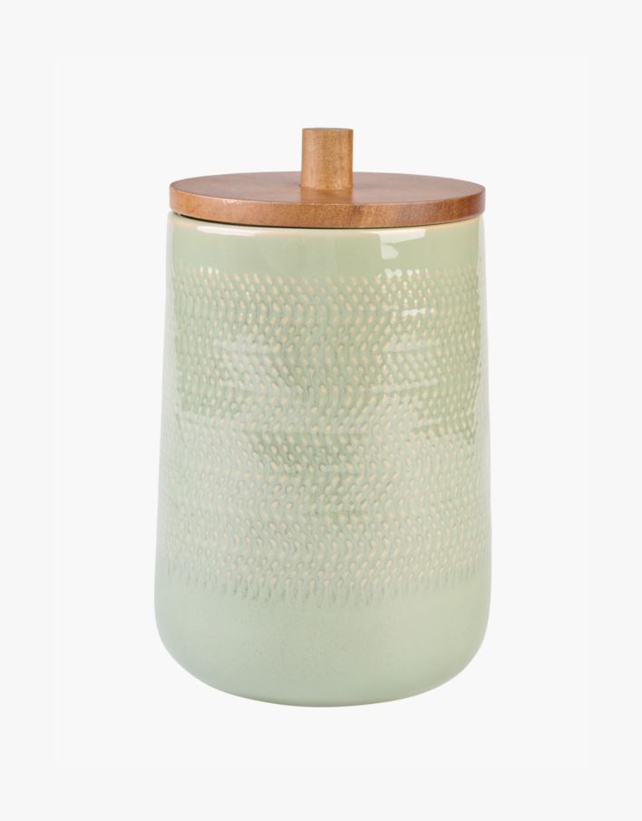 Förvaringsburk grön - 15x15x23,5 cm grön - 1