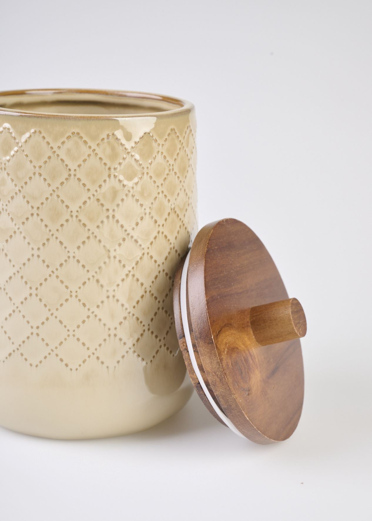 Förvaringsburk beige - 2