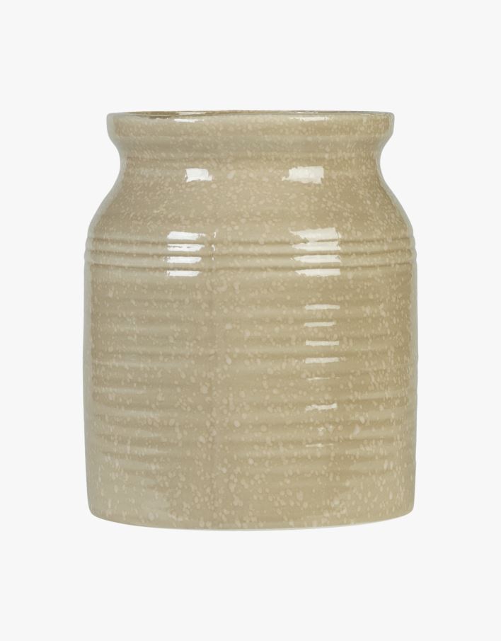 Vas beige - 17x17x20,5 cm beige - 1