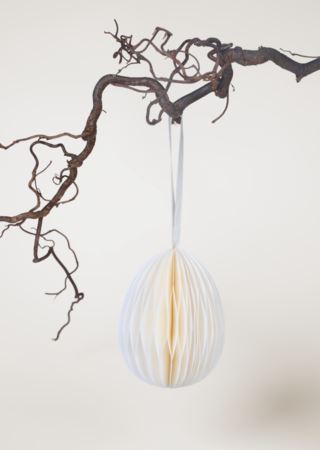 Hemtex | Paperegg Dekoration Offwhite - 12 Cm