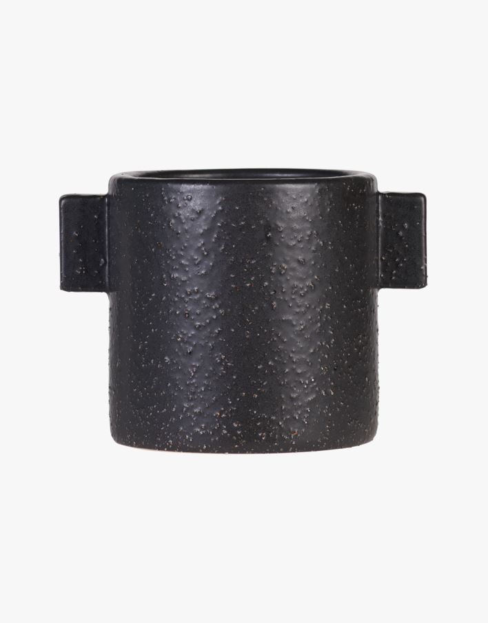 Blomkruka svart - 19x13,5x13,5 cm svart - 1