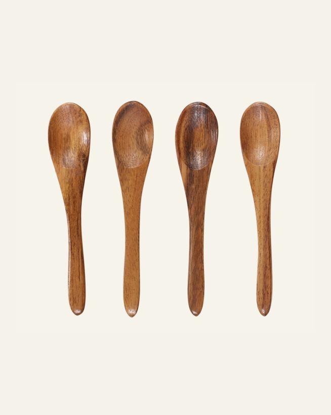 Teskedar natur - 2x9 cm natur - 1