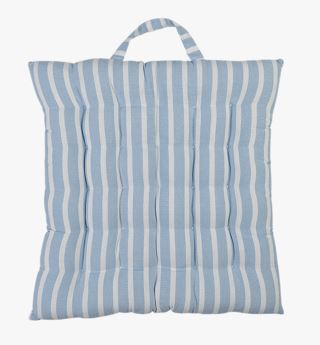 hemtex Smillan stripes sittkudde ljusblå