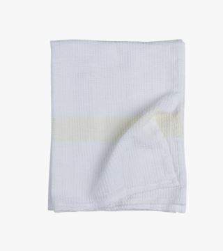 Hemtex | Small Waffel Stripe Handduk Ljusgul - 40x60 Cm