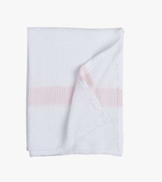 Hemtex | Small Waffel Stripe Handduk Ljusrosa - 40x60 Cm