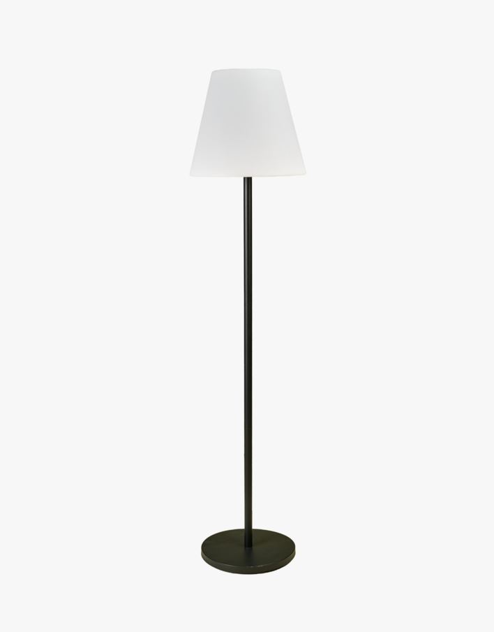 Led golvlampa svart/vit - 35x150 cm svart/vit - 1