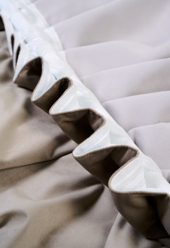 Ljusdämpande gardin taupe - 2