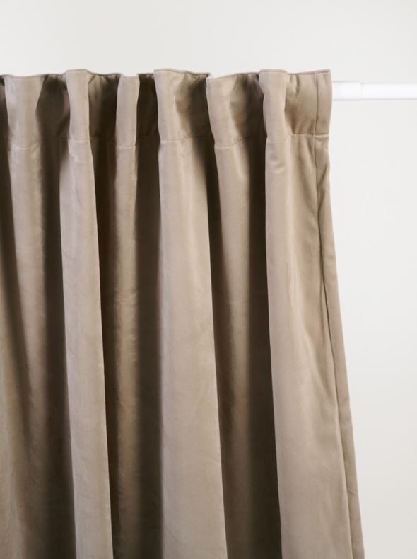 Ljusdämpande gardin taupe - 3