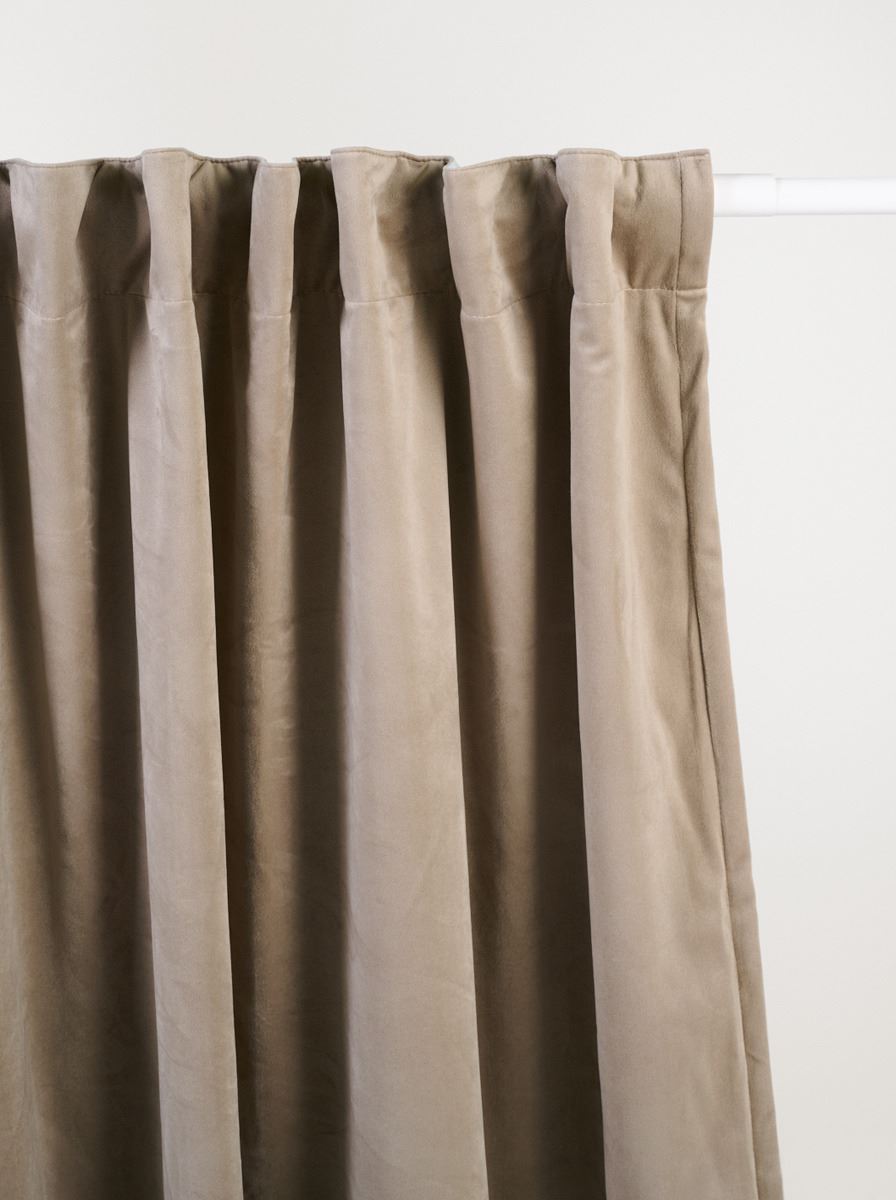 Ljusdämpande gardin taupe - 3