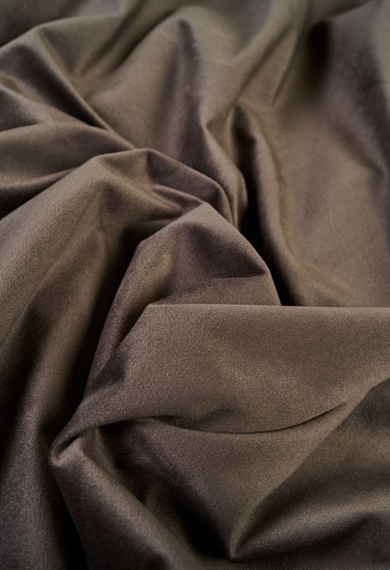 Ljusdämpande gardin mörkbrun - 2