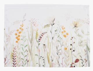 Flower Field bordstablett vit