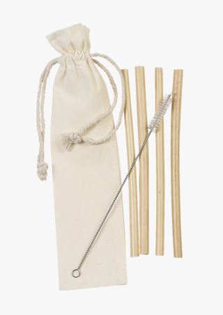 Bamboo sugrör natur
