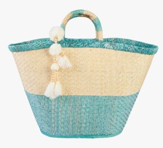 Hemtex | Elodie Stråväska Aquablå - 56x35 Cm