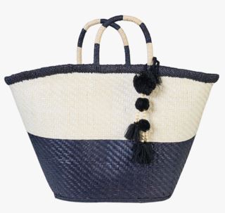 Hemtex | Elodie Stråväska Svart - 56x35 Cm