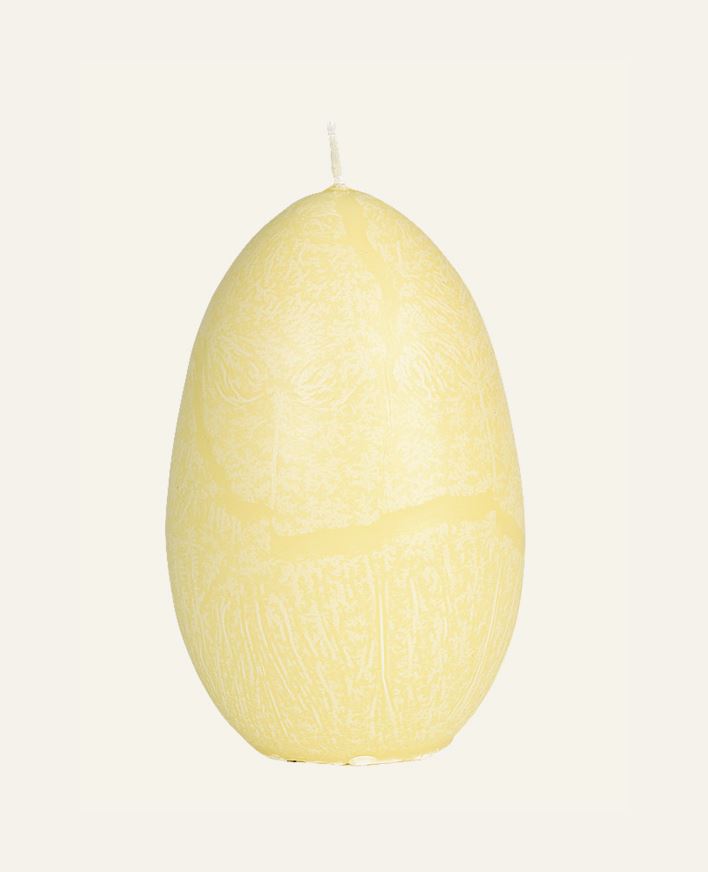 Prydnadsljus ljusgul - 8x8x12 cm ljusgul - 1