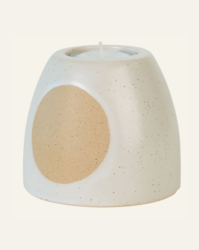 Värmeljushållare multi/vit - 9,5x9,5x8 cm multi/vit - 1
