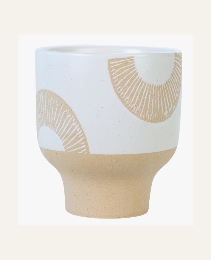 Blomkruka multi/vit - 12x12x13,5 cm multi/vit - 1