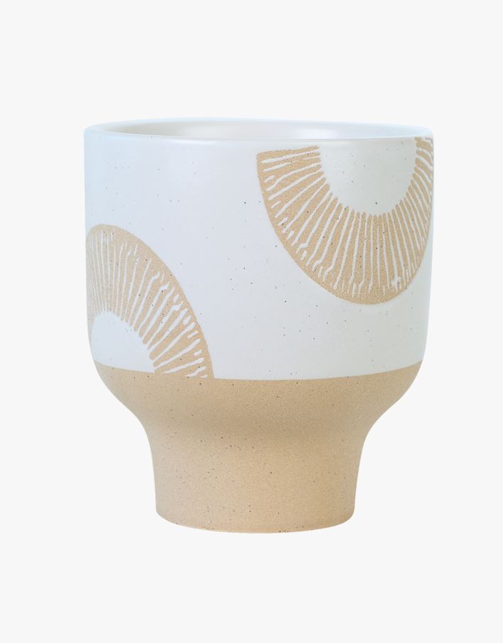 Blomkruka multi/vit - 12x12x13,5 cm multi/vit - 1