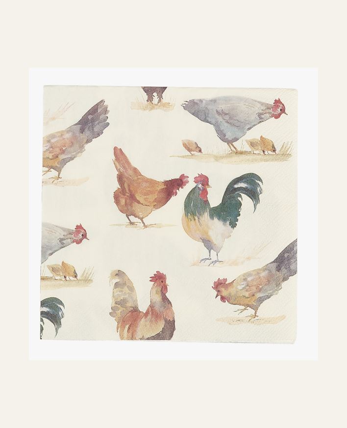 Pappersservetter vit - 33x33 cm vit - 1