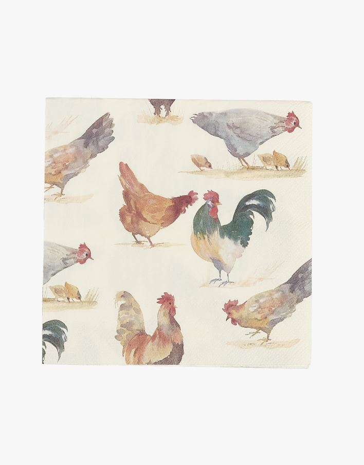 Pappersservetter vit - 33x33 cm vit - 1