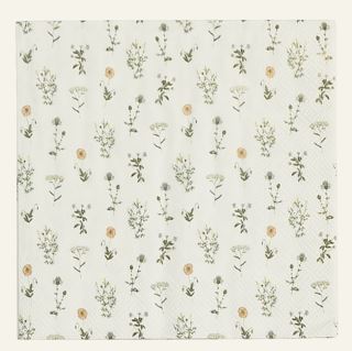 Maggie Flower pappersservetter rosa