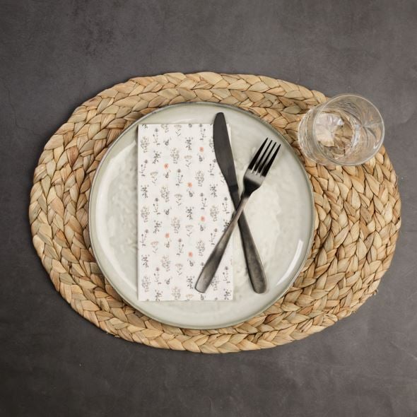 Pappersservetter rosa - 2