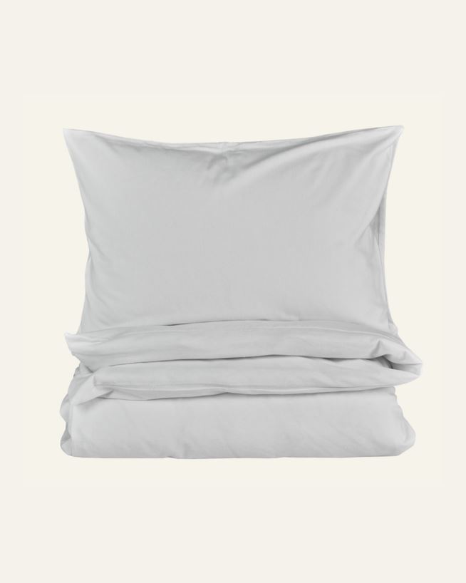 Påslakanset i garnfärgad flanell offwhite - 150x210 cm offwhite - 1