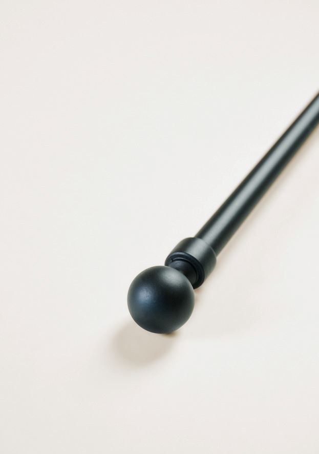 Gardinstång komplett svart - 2