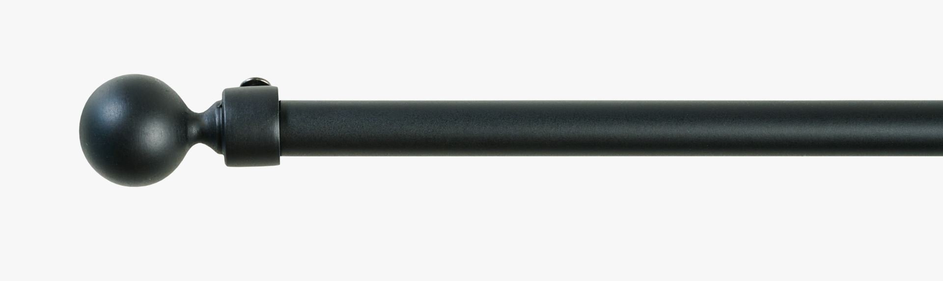 Gardinstång komplett svart - 120 svart - 1