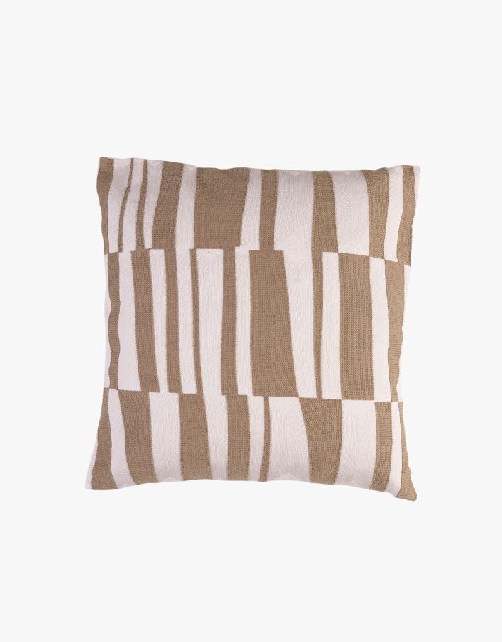 Prydnadskudde beige - 48x48 cm beige - 1