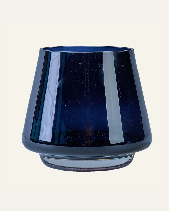 Värmeljushållare mörkblå - 15x15x15 cm mörkblå - 1