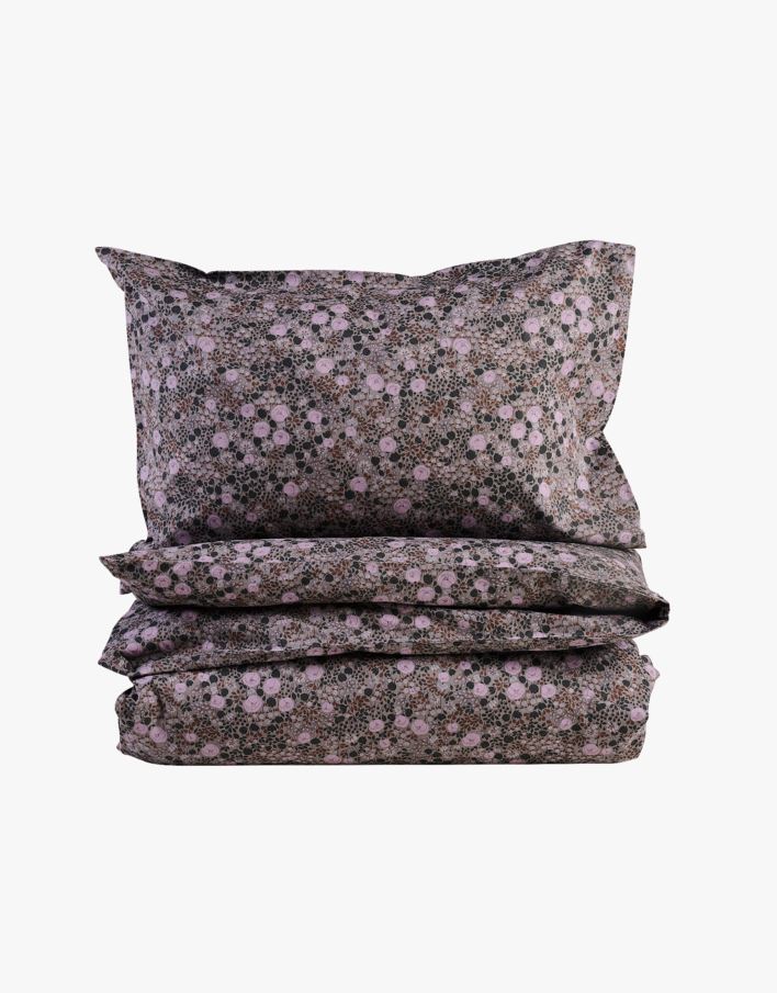 Påslakanset i percale lila - 150x210 cm lila - 1