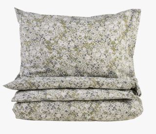Julienne påslakanset i percale grön