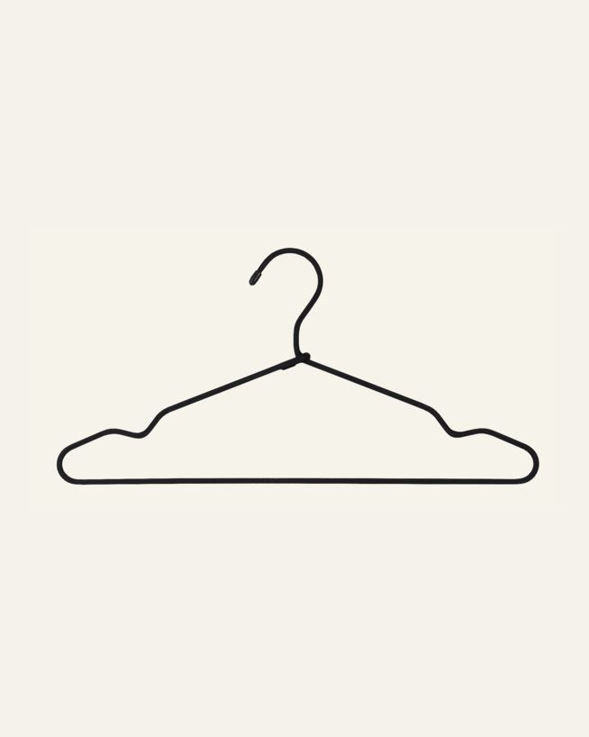 Klädhängare svart - 40x20 cm svart - 1