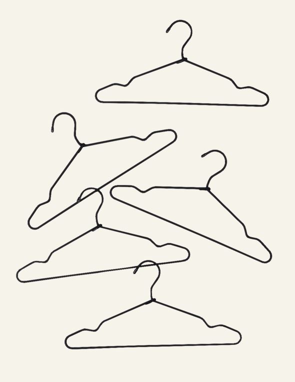 Klädhängare svart - 2