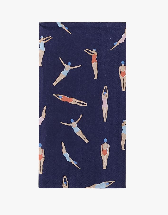 Pappersservetter mörkblå - 33x42 cm mörkblå - 1