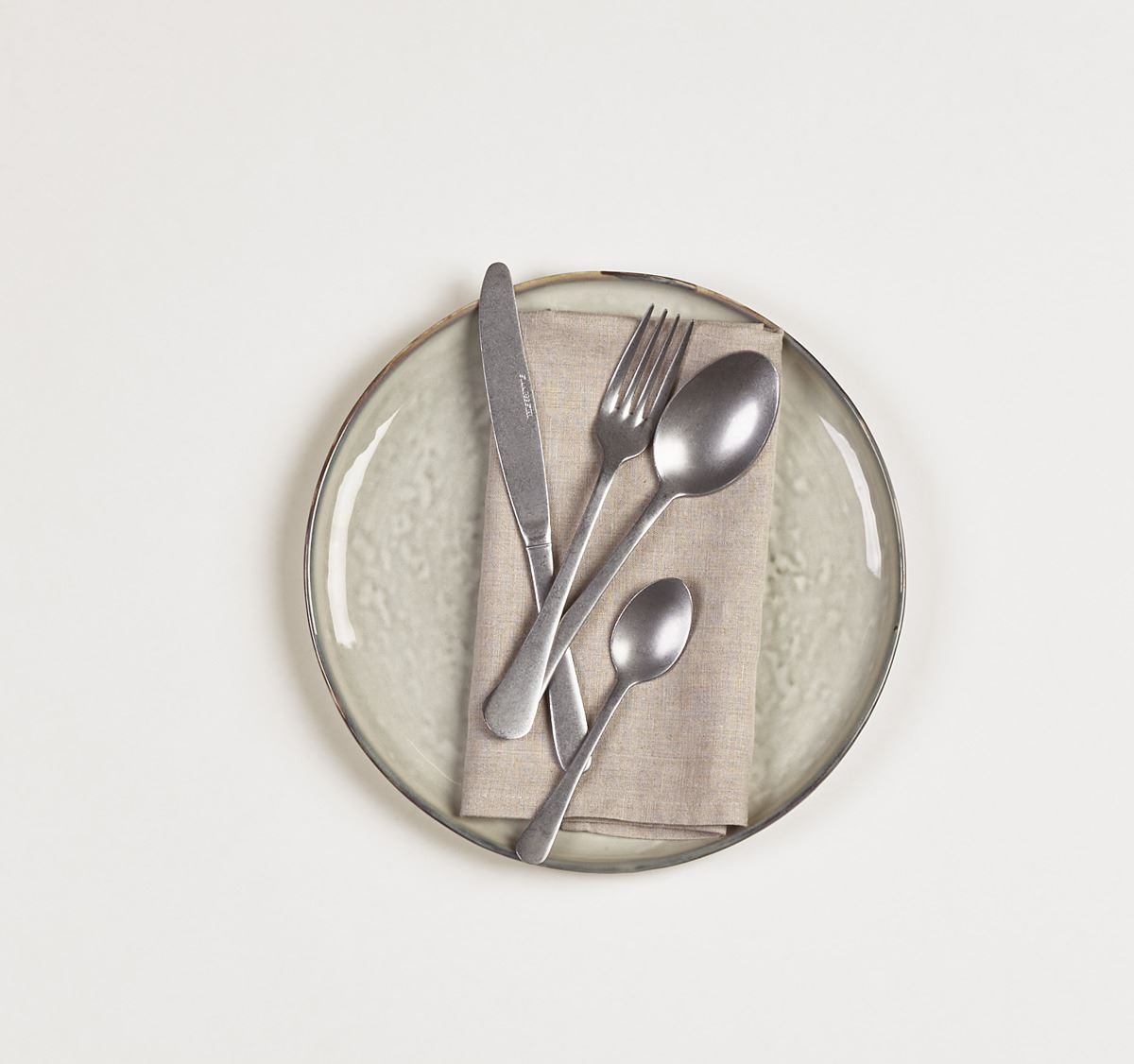 Bestick 4 delar stål - 12