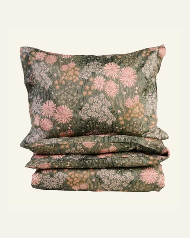 Påslakanset i satin multi - 150x210+50x60 cm multi - 1