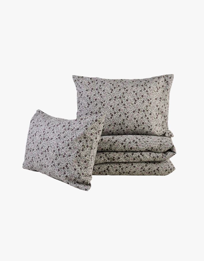 Påslakanset i bomull multi/grå - 230x220 cm multi/grå - 1