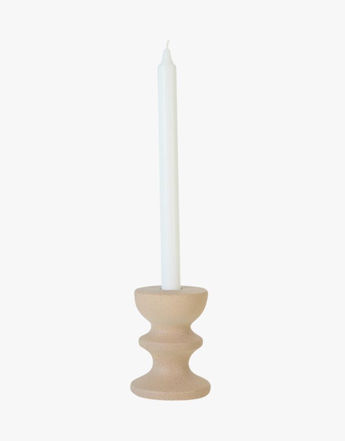 Ljusstake beige - 9,2x9,2x12 cm beige - 1