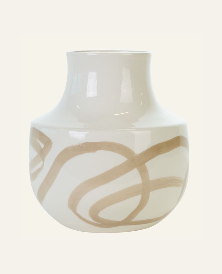 Vas multi/beige - 16x16x17,5 cm multi/beige - 1