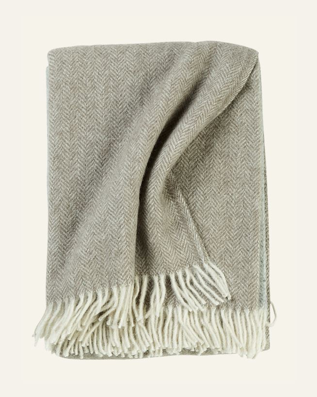Ullpläd multi/grå - 130x170 cm multi/grå - 1