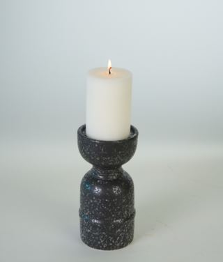 Hemtex | Starnight Ljushållare Svart - 9,7x9,7x19,5 Cm