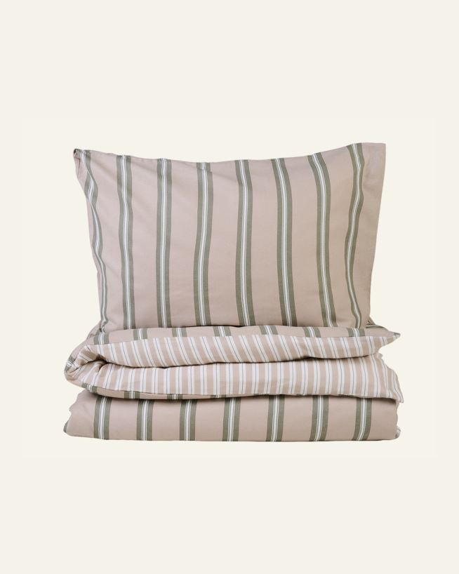 Påslakanset i flanell grön - 150x210+50x60 cm grön - 1