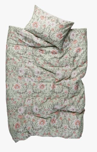 Birgitta Flower påslakanset i satin multi
