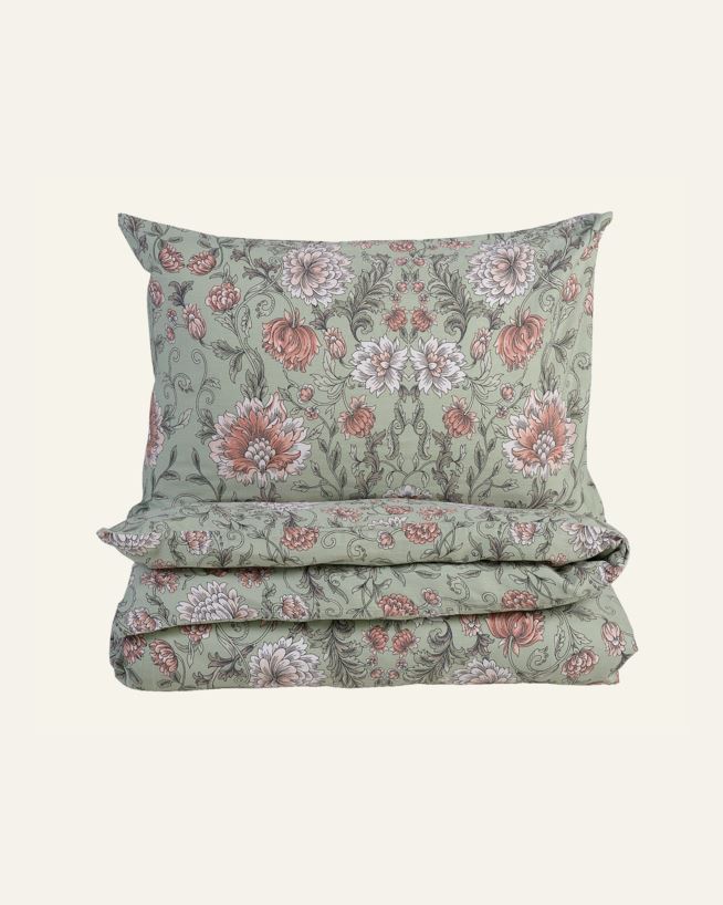 Påslakanset i satin multi - 150x210 cm multi - 1